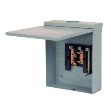 how to build a pass through load center electrical box|NM Cable through back of surface mount panel.